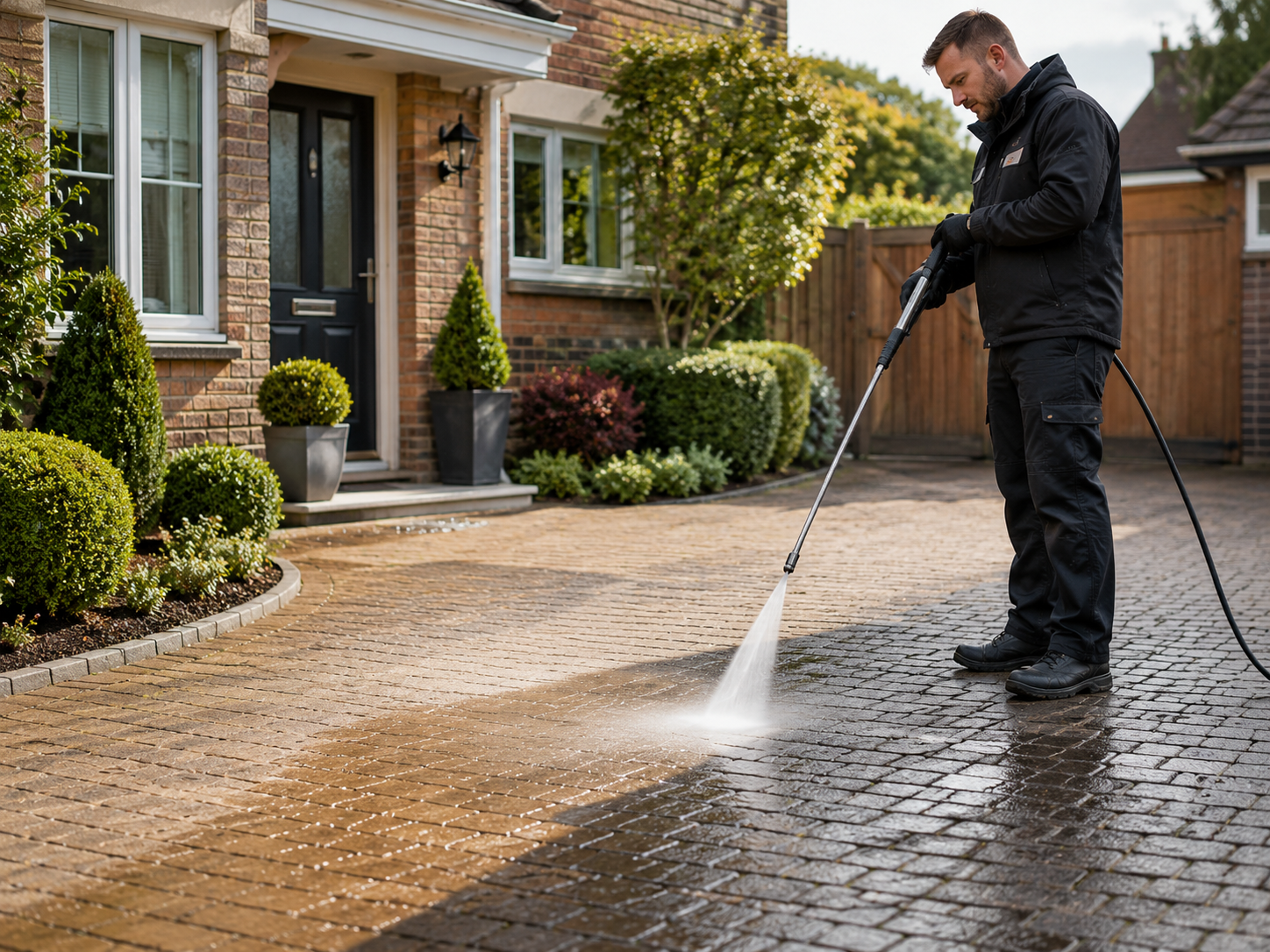 Driveway cleaning
