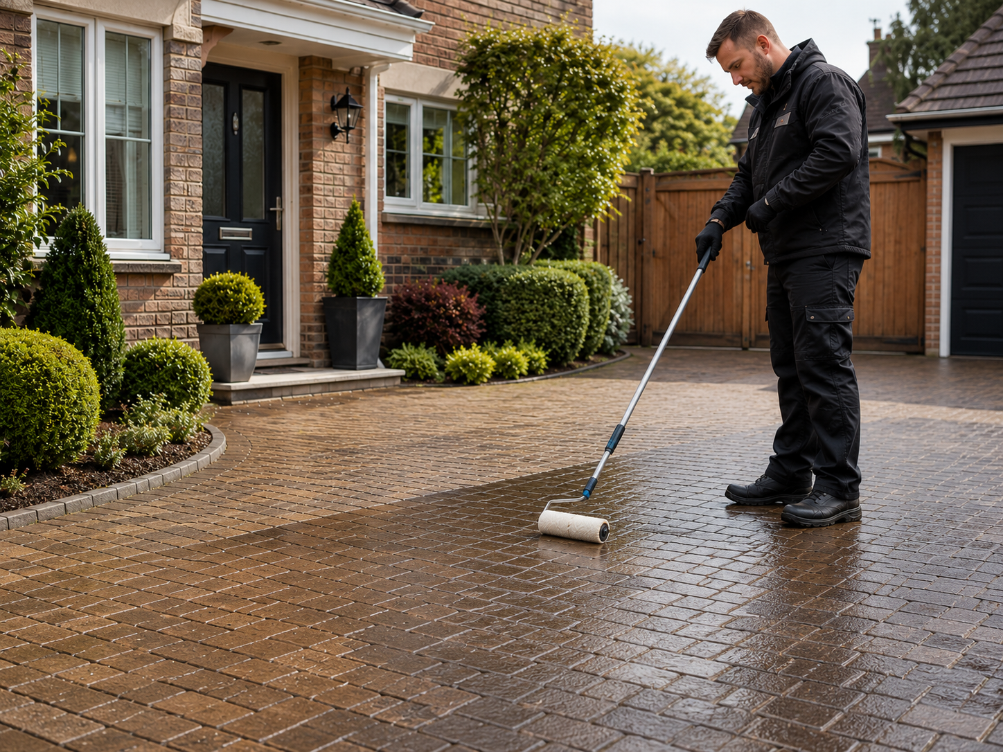 Driveway and patio sealing