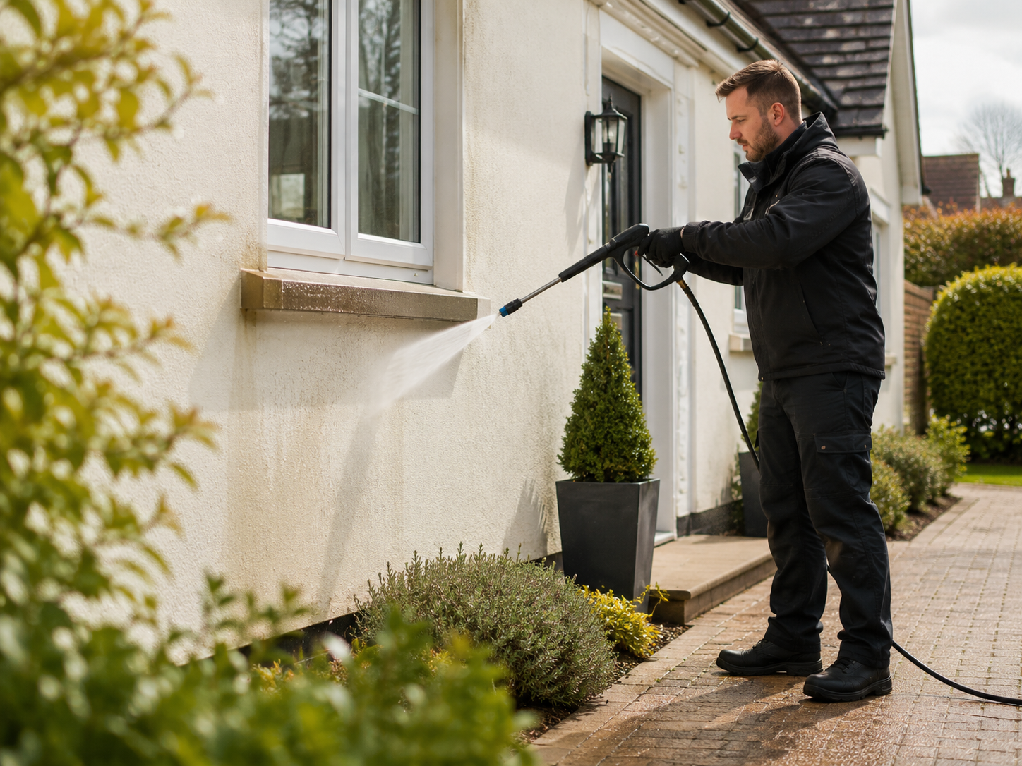 Soft washing and render cleaning