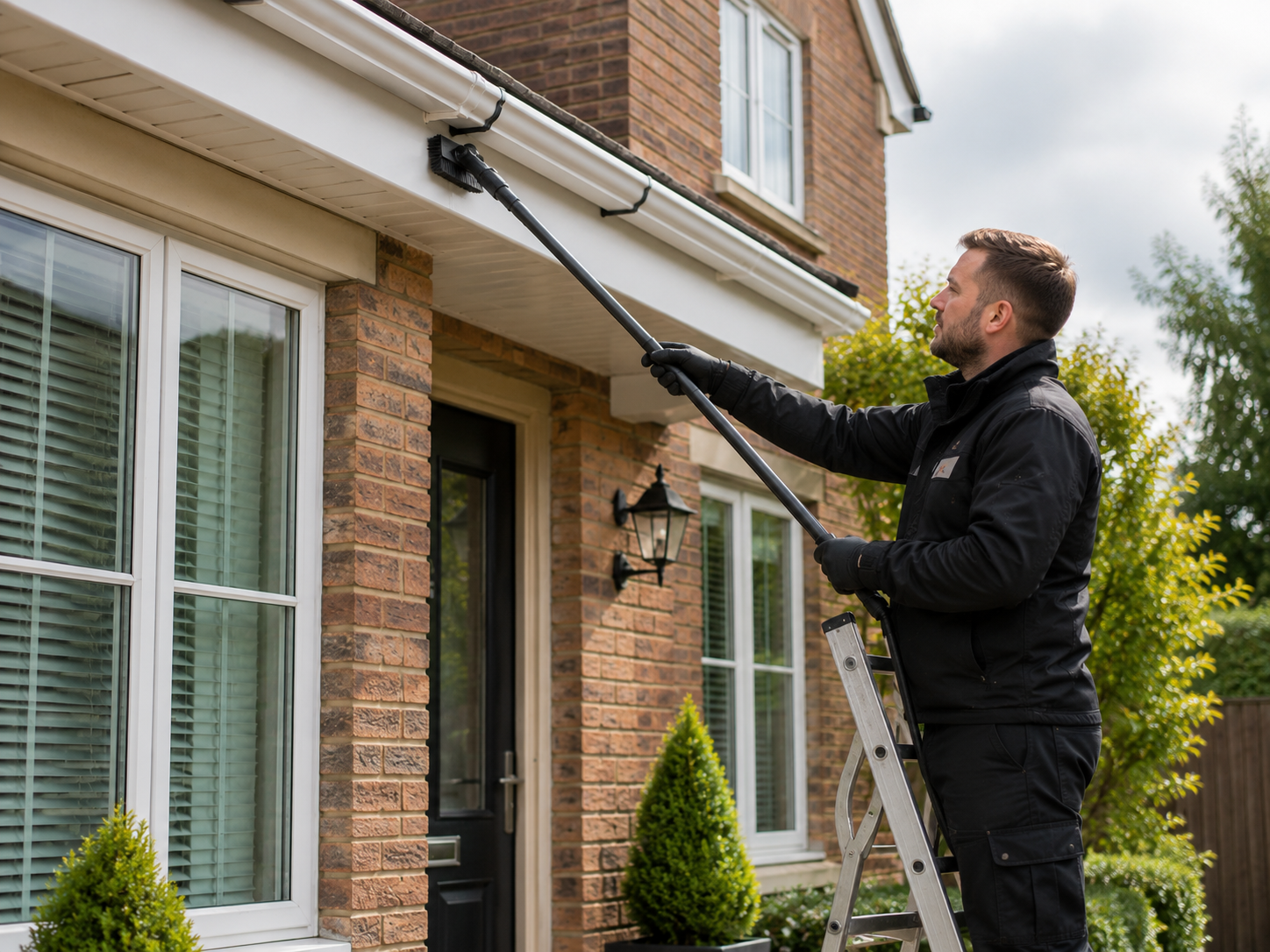 Gutter fascia and soffit cleaning